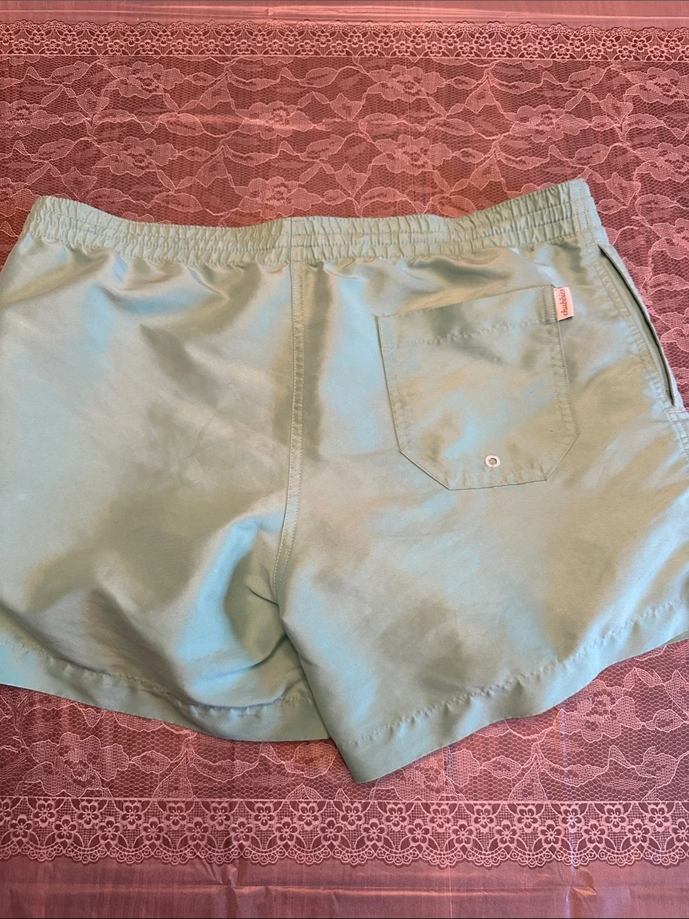 chubbies mens Mint Green swimming trunks